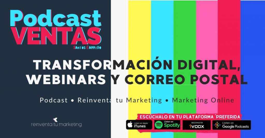 transformación digital webinar y correo postal